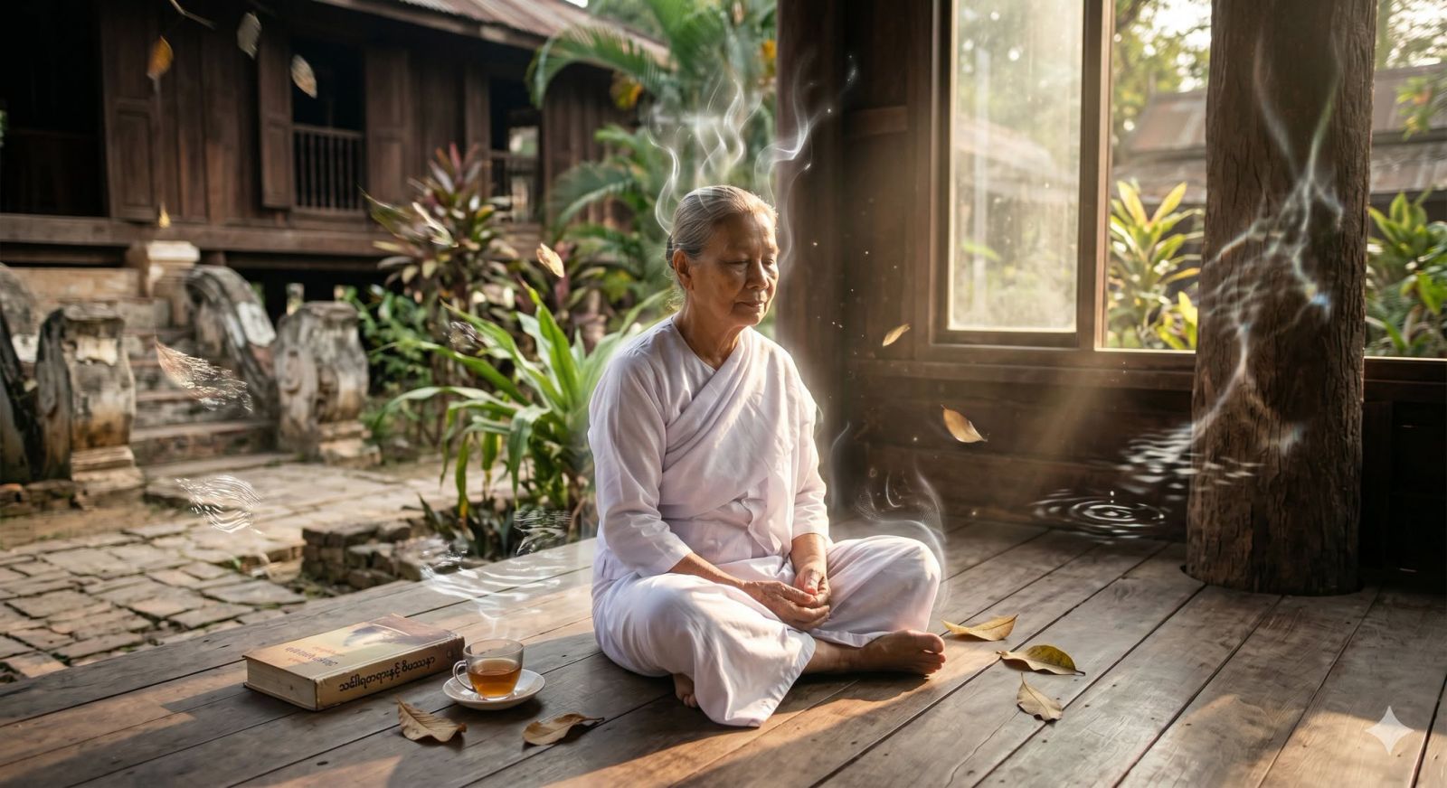ဒီတစ်ပတ်လုံး သင်္ခါရတရားတွေ၊ စိတ်ရဲ့ ဖြစ်ပျက်တွေ၊ အကြောင်းအကျိုးတွေနဲ့ သညာရဲ့ အကြောင်းကို ဆွေးနွေးခဲ့ကြတယ်။