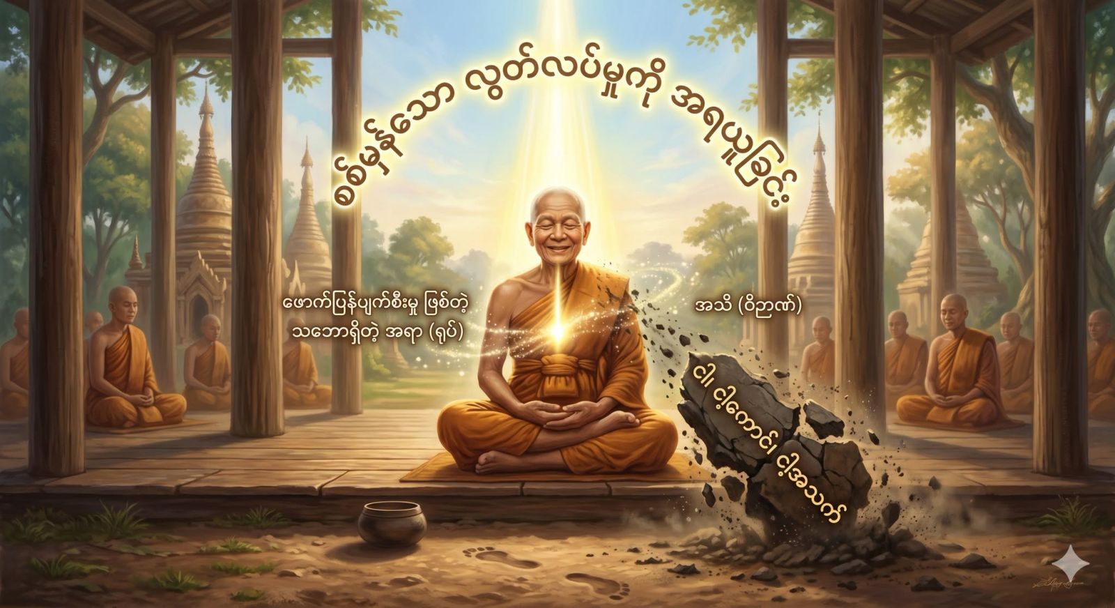 အလေးလံဆုံး ဝန်ထုပ်ဝန်ပိုးကြီးကို ချထားပြီး စစ်မှန်တဲ့ လွတ်လပ်မှုကို အရယူခြင်း