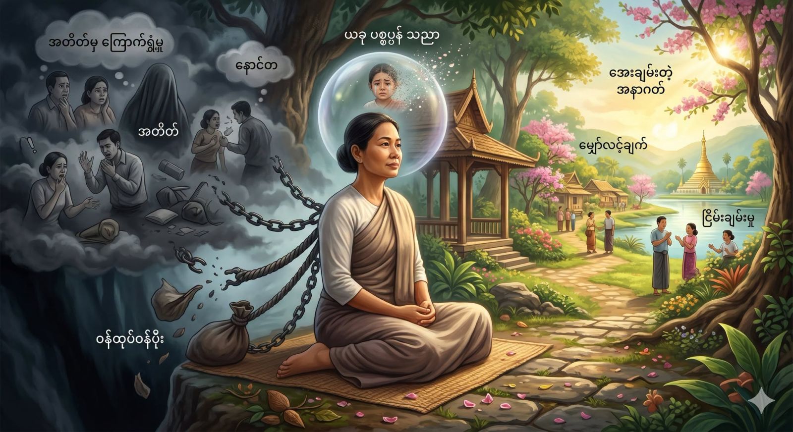 လွန်ခဲ့တဲ့ အချိန်က အဖြစ်အပျက်တွေဟာ တကယ်တော့ ပြီးဆုံးသွားခဲ့ပါပြီ။