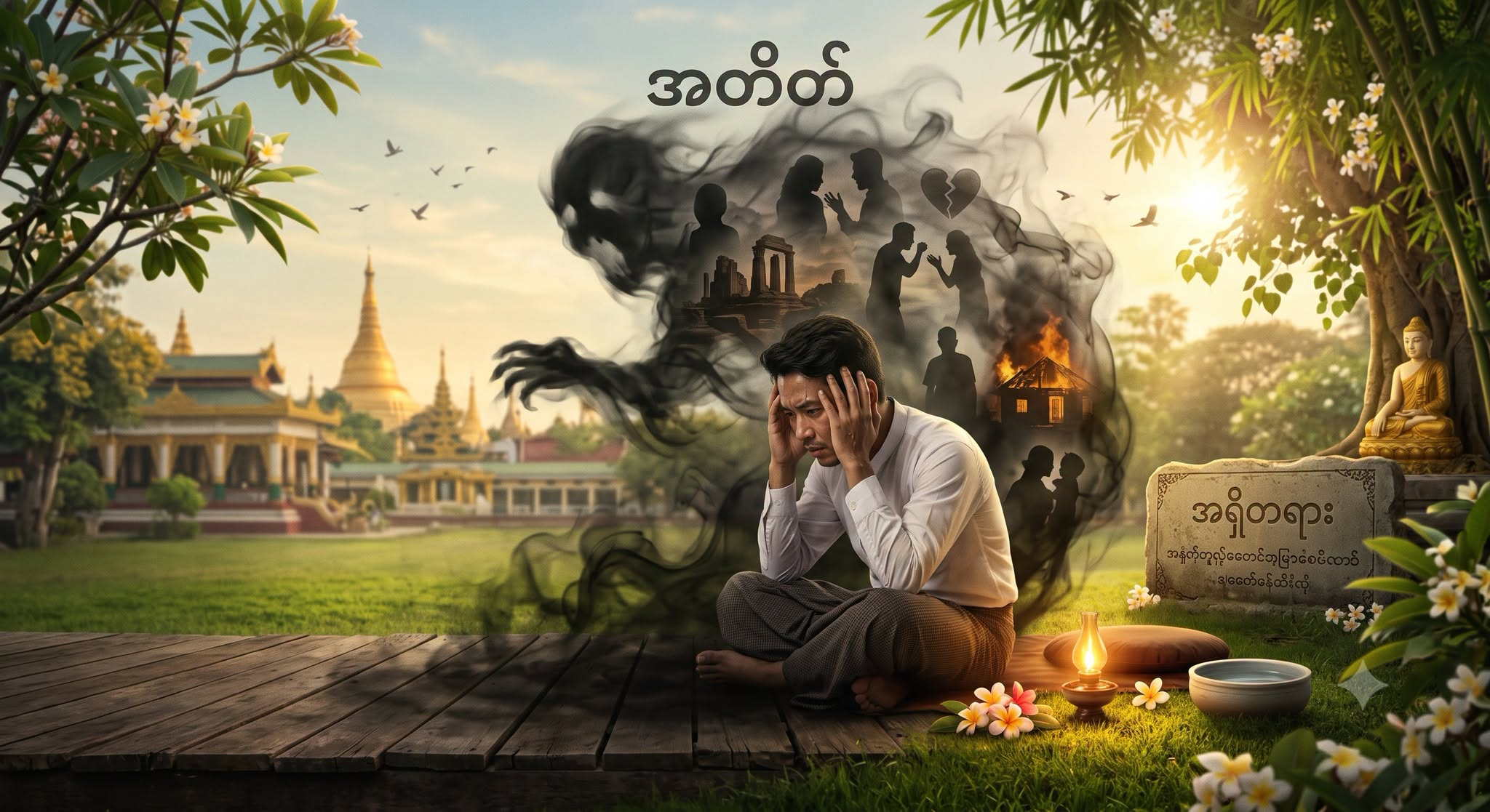 လွန်ခဲ့တဲ့ အချိန်က ဖြစ်ခဲ့တဲ့ အတိတ်ဆိုတာ ဘယ်သူ့အတွက်မှ လက်ရှိ ပစ္စုပ္ပန်မှာ မရှိတော့ပါဘူး။