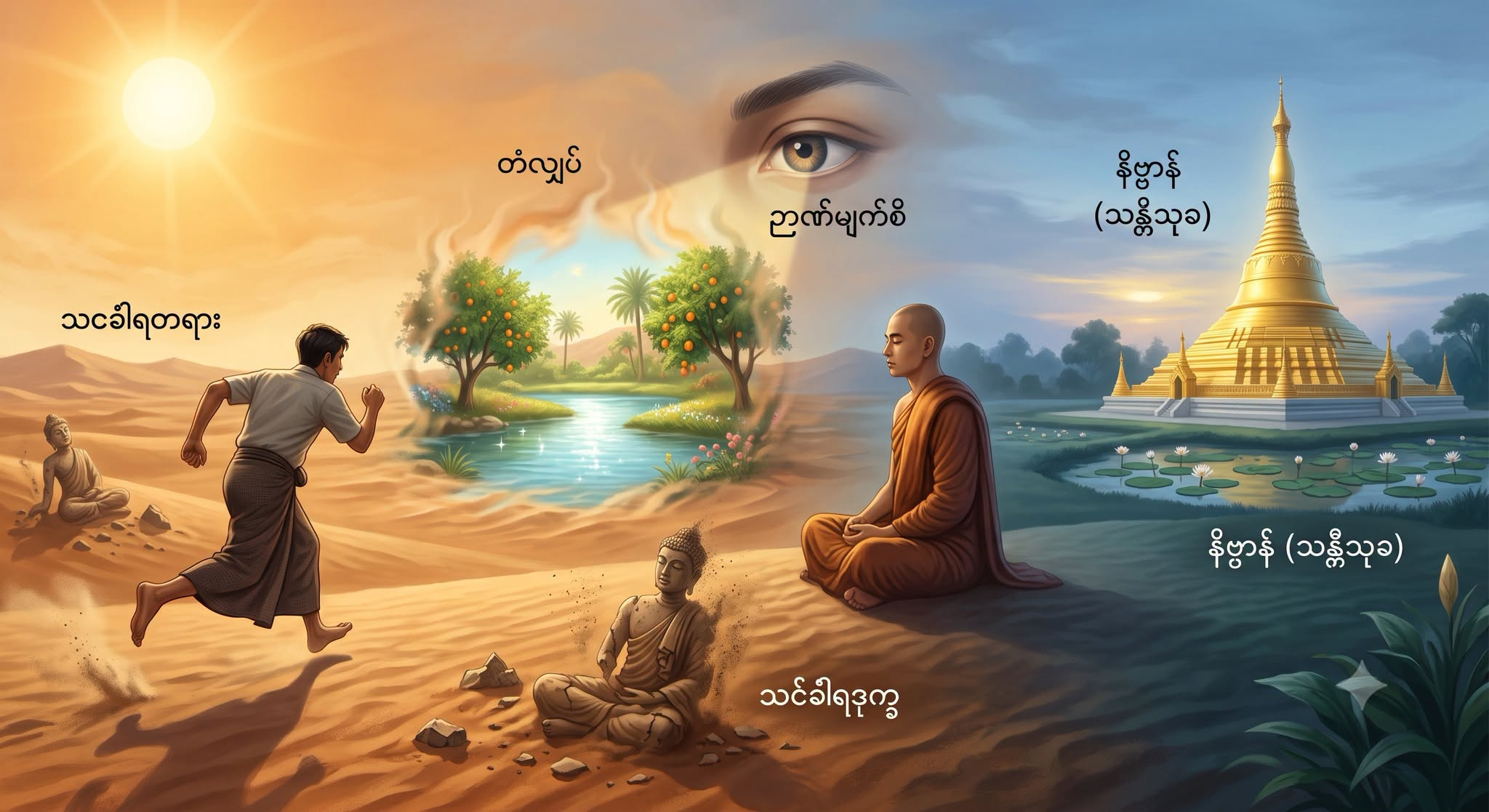 သင်္ခါရဒုက္ခကို မြင်မှ နိဗ္ဗာန်ကို သဘောကျမည်