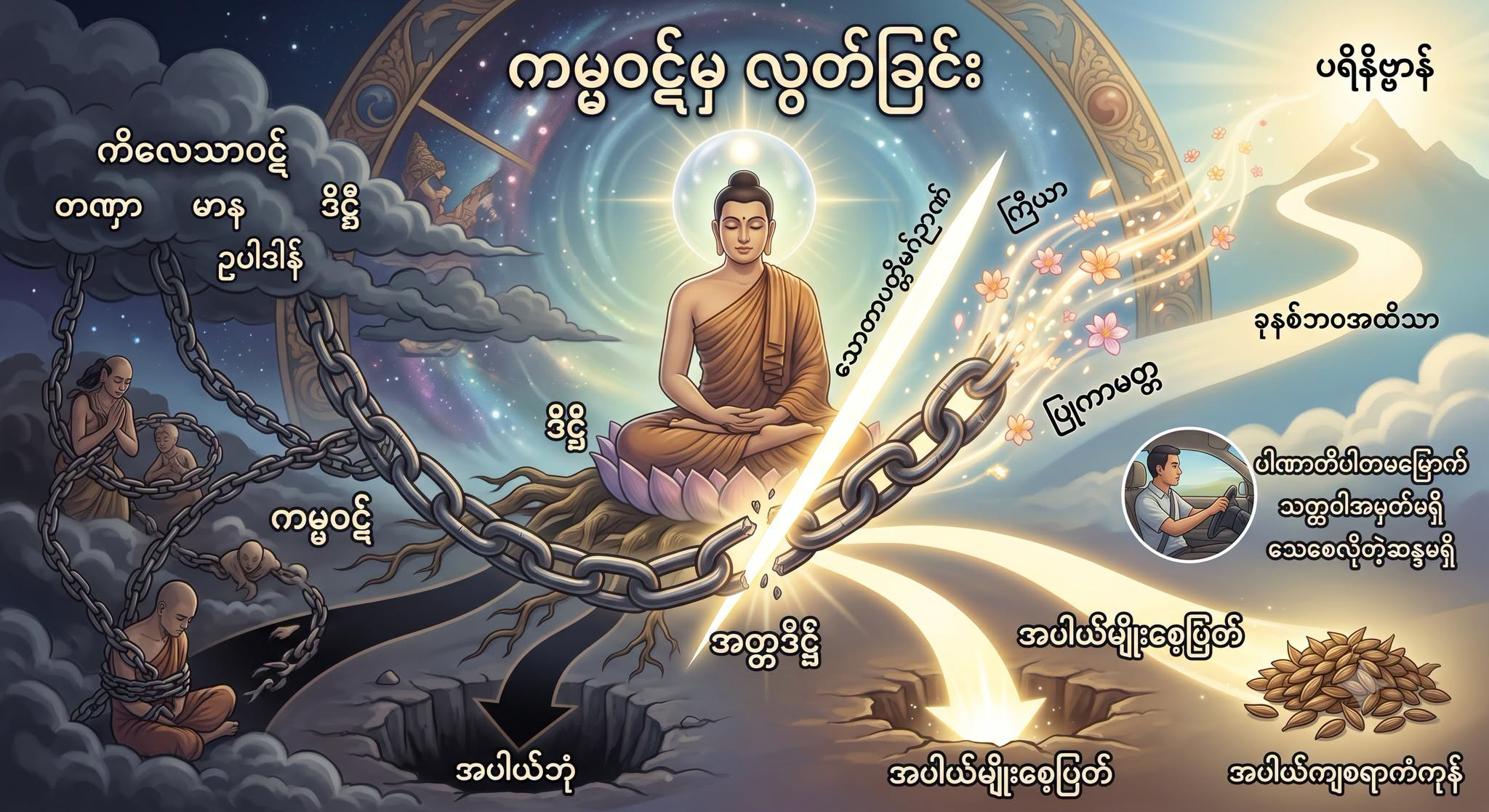 ကမ္မဝဋ်မှ လွတ်ခြင်း
