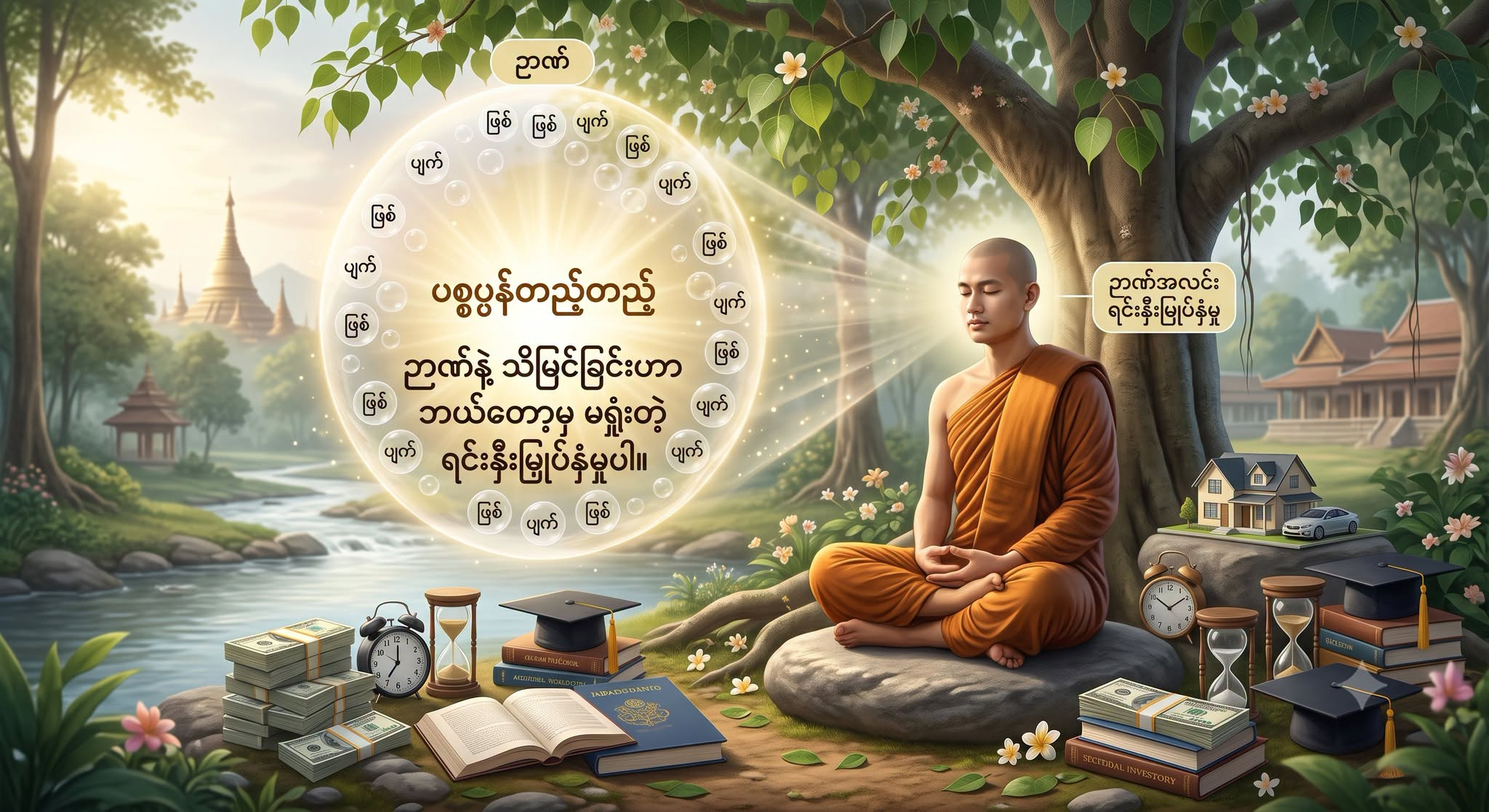 လူတိုင်းက အနာဂတ် ကောင်းကျိုးအတွက် ဆိုပြီး ငွေကြေးတွေ၊ ပညာတွေ၊ အချိန်တွေကို ရင်းနှီးမြှုပ်နှံကြတယ်။