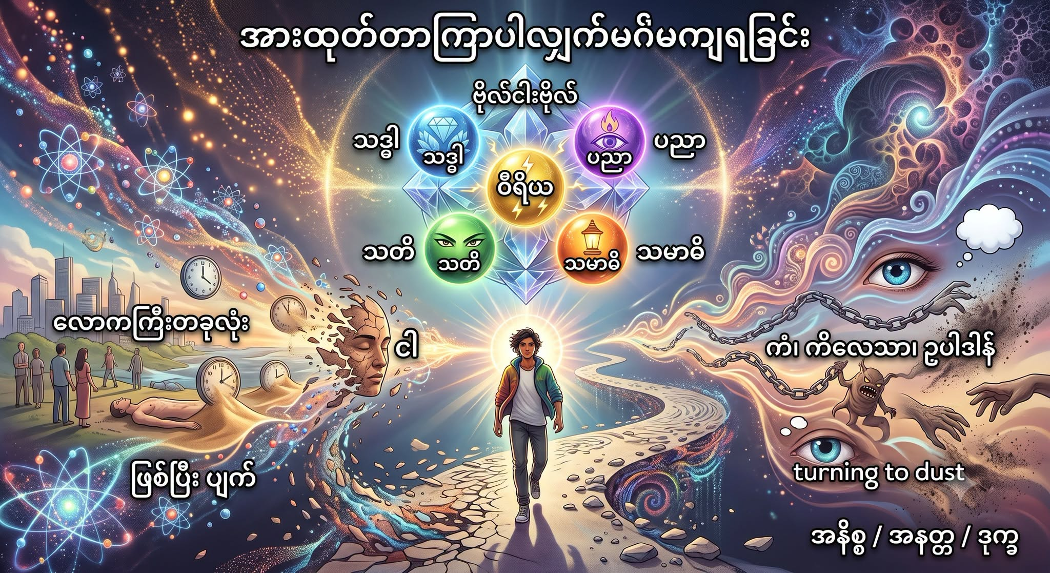အားထုတ်တာ ကြာပါလျှက် မဂ်မကျရခြင်း