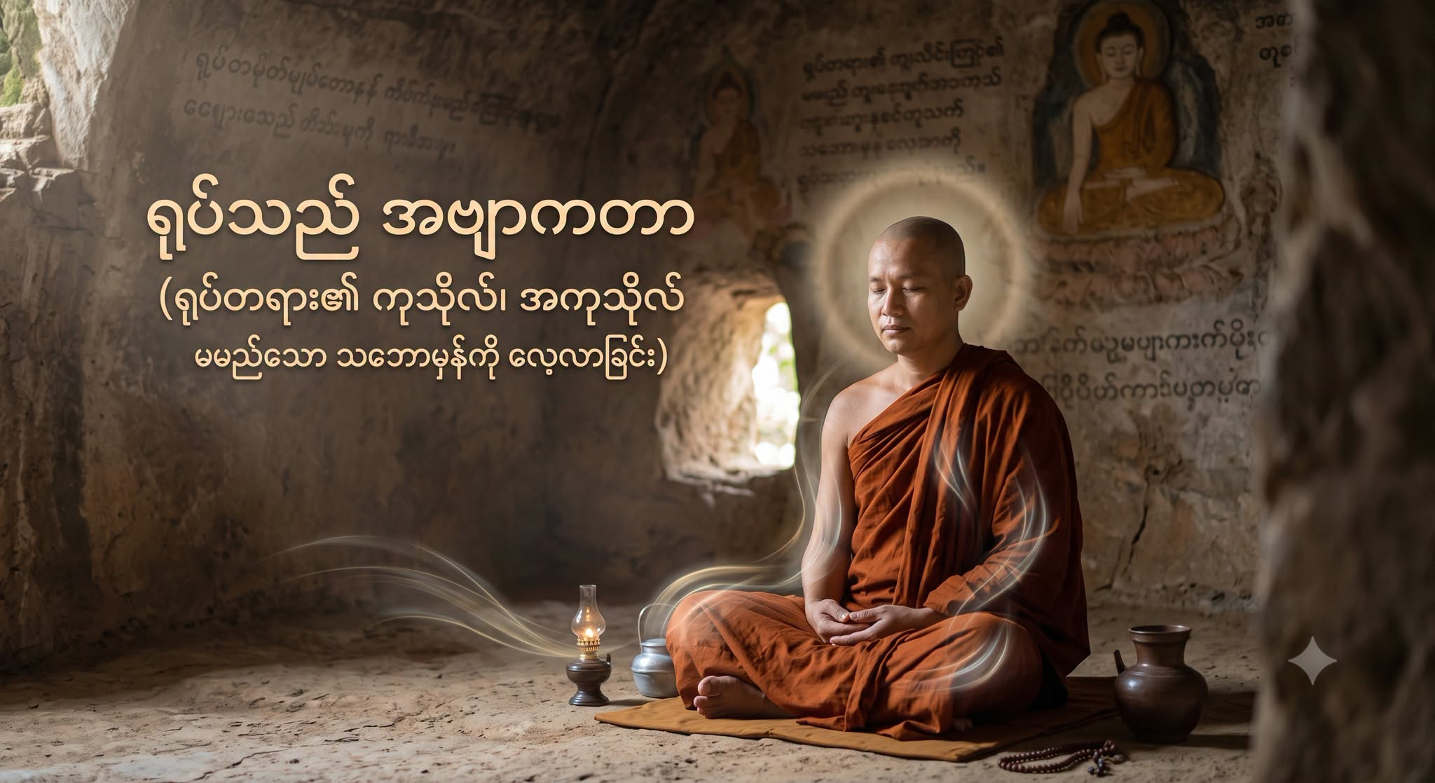 ရုပ်သည် အဗျာကတာ (ရုပ်တရား၏ ကုသိုလ်၊ အကုသိုလ် မမည်သော သဘောမှန်ကို လေ့လာခြင်း)