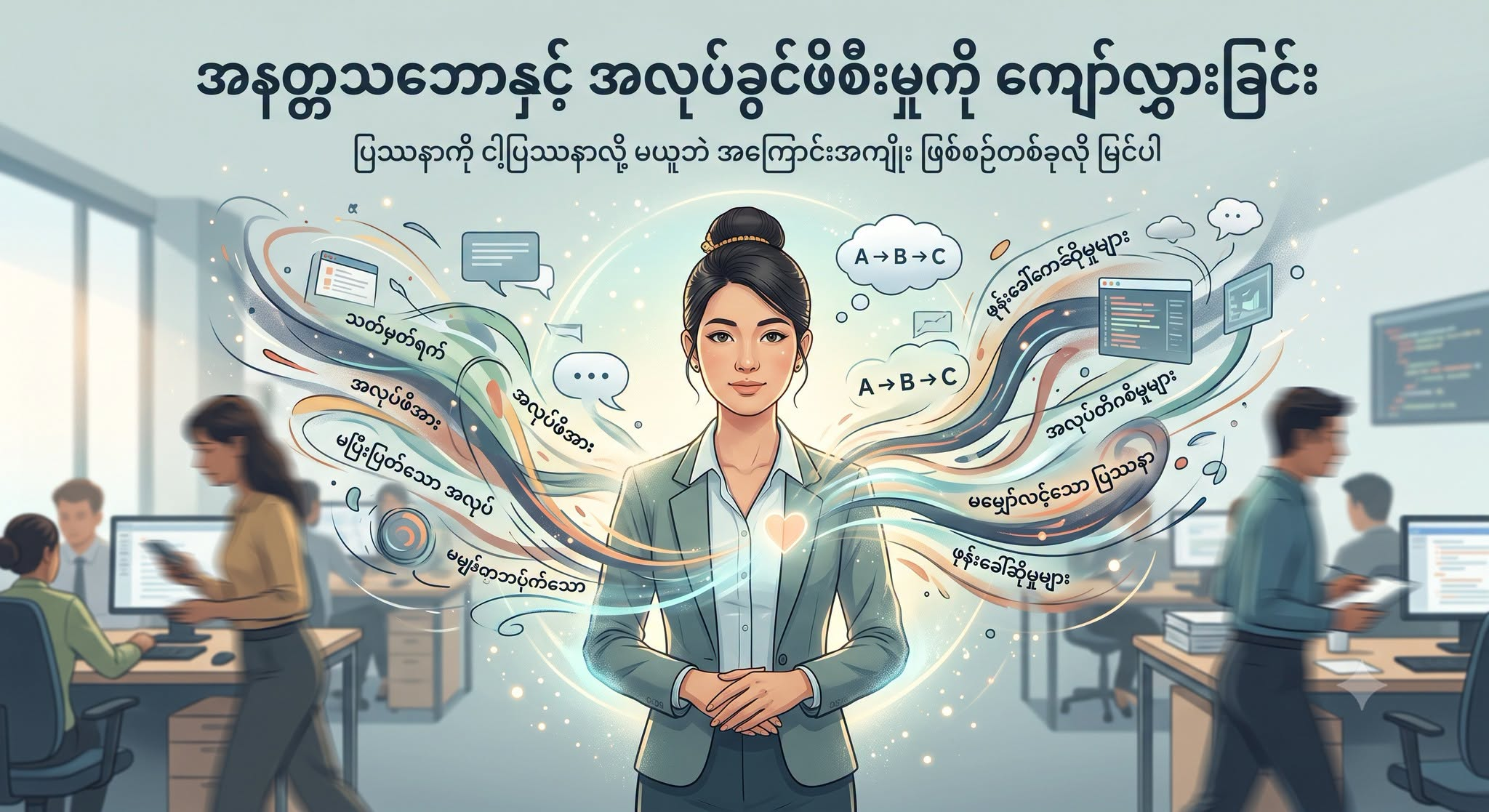 ရုံးပိတ်ရက်ကနေ အလုပ်ခွင်ထဲ ပြန်ဝင်တဲ့အခါ ပြဿနာပေါင်းစုံနဲ့ ရင်ဆိုင်ရတတ်ပါတယ်။ ဒီလိုအချိန်မှာ အနတ္တသဘောက လက်တွေ့ အရမ်း အသုံးဝင်ပါတယ်။