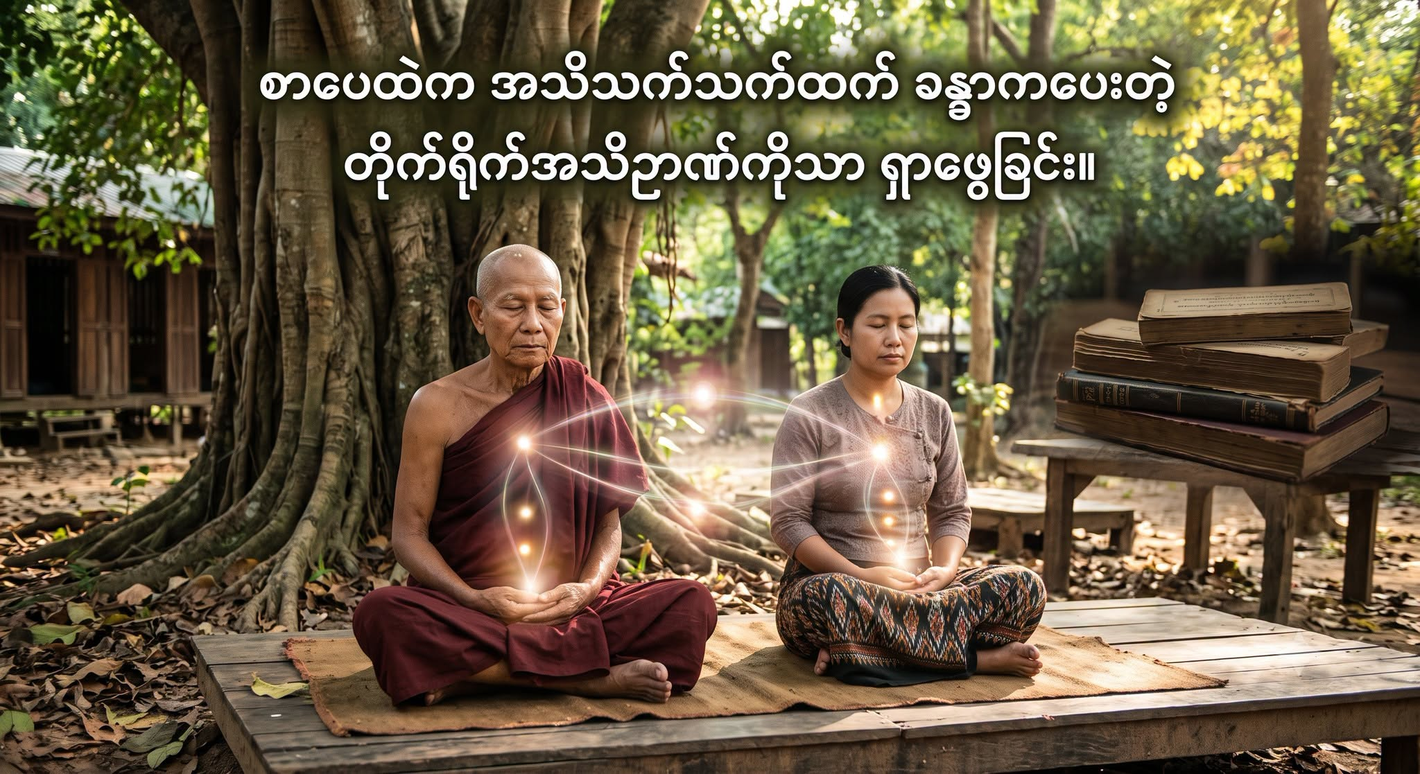 စာပေထဲက အသိသက်သက်ထက် ခန္ဓာကပေးတဲ့ တိုက်ရိုက်အသိဉာဏ်ကိုသာ ရှာဖွေခြင်း။