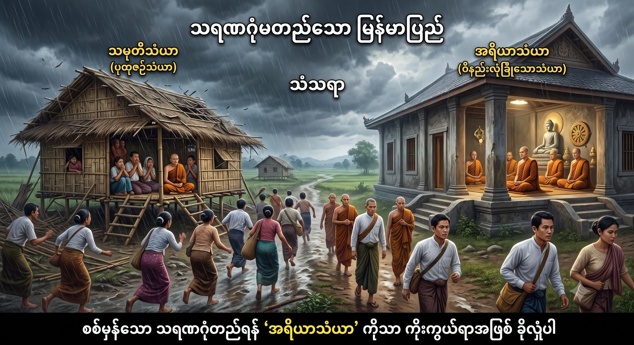 သရဏဂုံမတည်သော မြန်မာပြည်