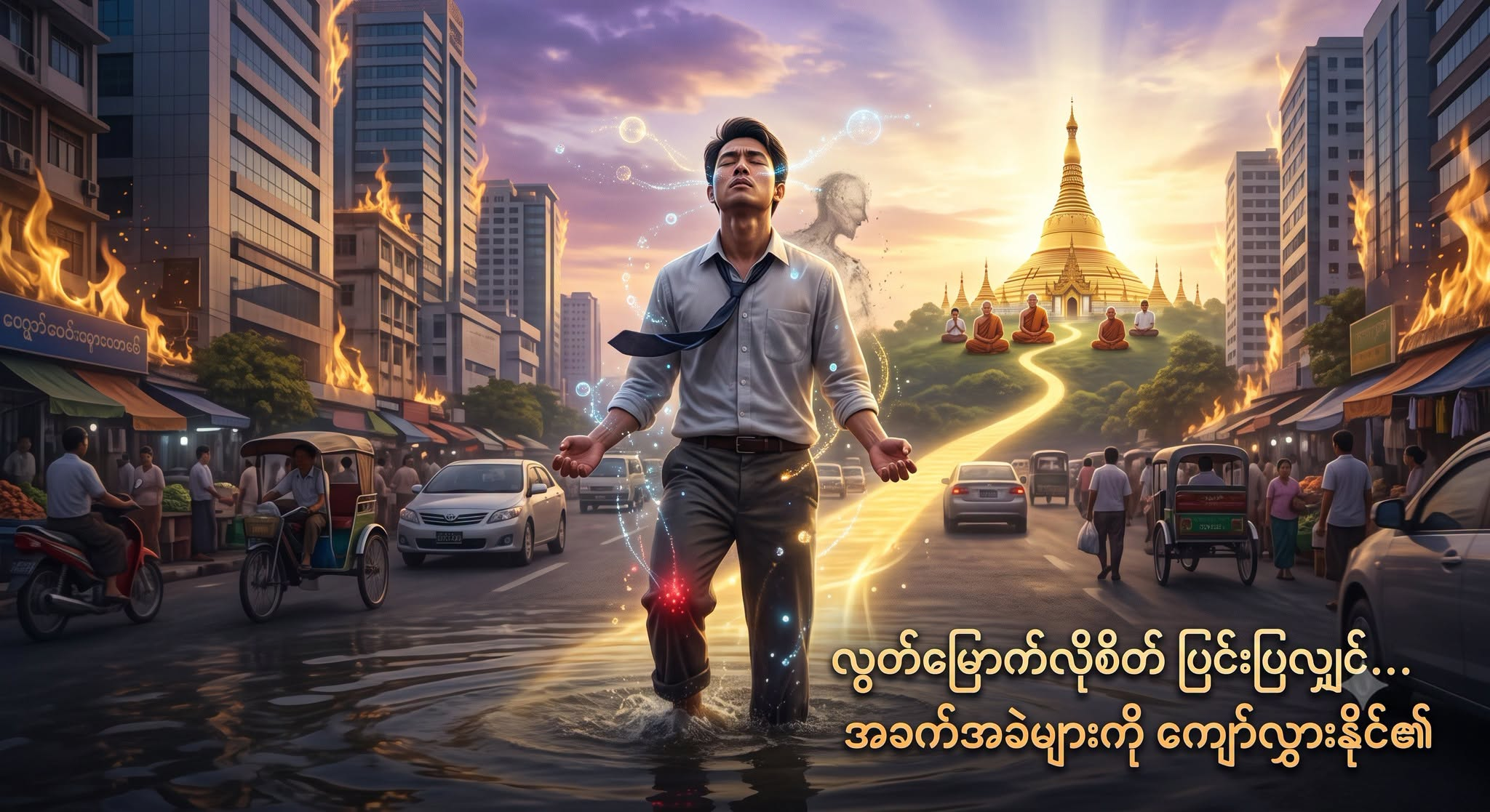 တရားထူးရလိုတဲ့၊ လွတ်မြောက်လိုတဲ့ ဆန္ဒ ပြင်းပြလာရင် ဘယ်လို အခက်အခဲကိုမဆို ကျော်လွှားနိုင်တယ်။