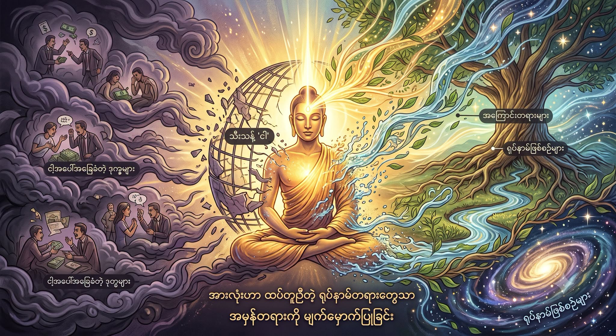 ကျွန်တော်တို့ဟာ ကိုယ့်ကိုယ်ကိုယ် ပတ်ဝန်းကျင်နဲ့ မသက်ဆိုင်ဘဲ သီးသန့် ရပ်တည်နေတယ်လို့ ထင်တတ်ကြတယ်။