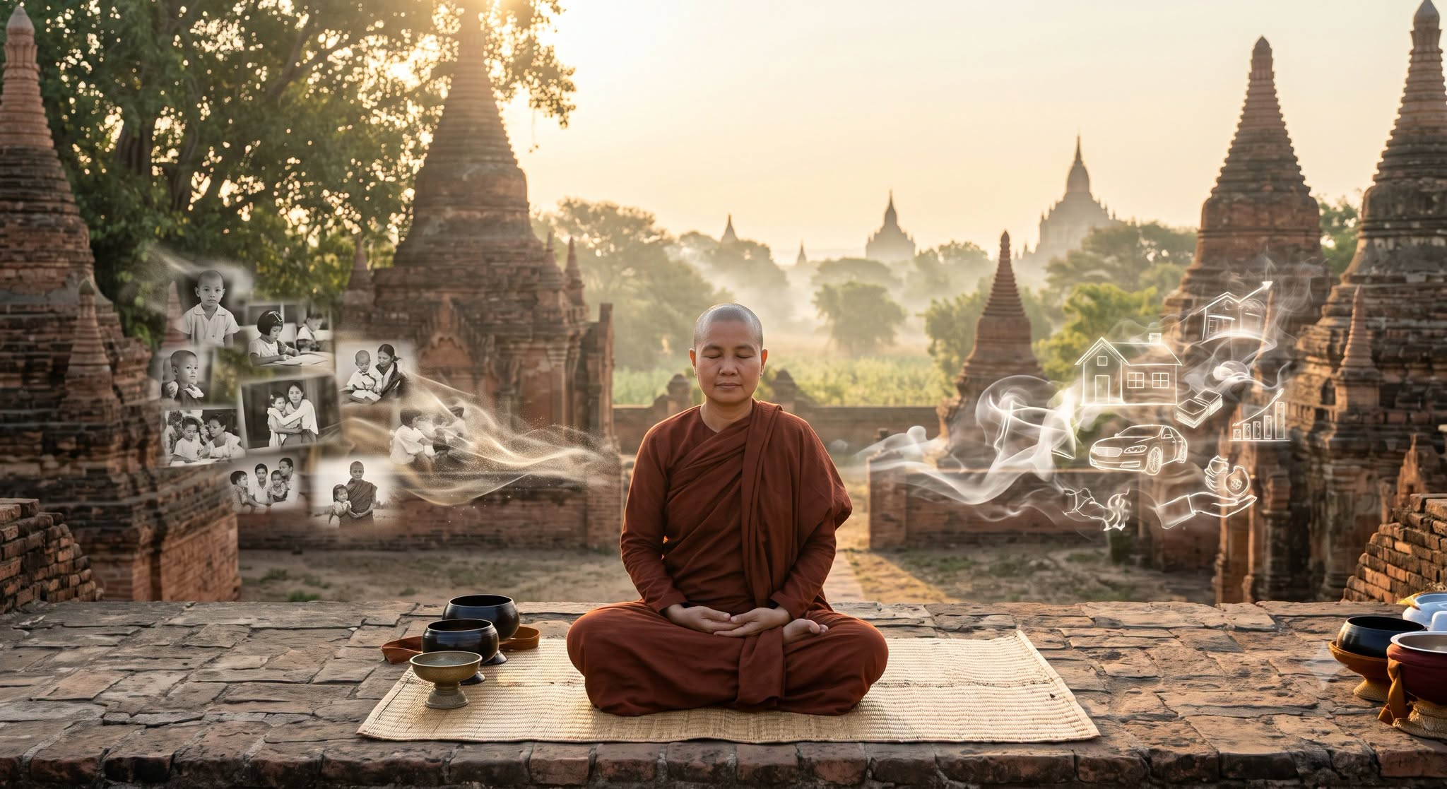 လက်တွေ့ အမှန်တရားမှာ ခိုင်မြဲတဲ့ “ငါ” ဆိုတာ တကယ် မရှိပါဘူး။