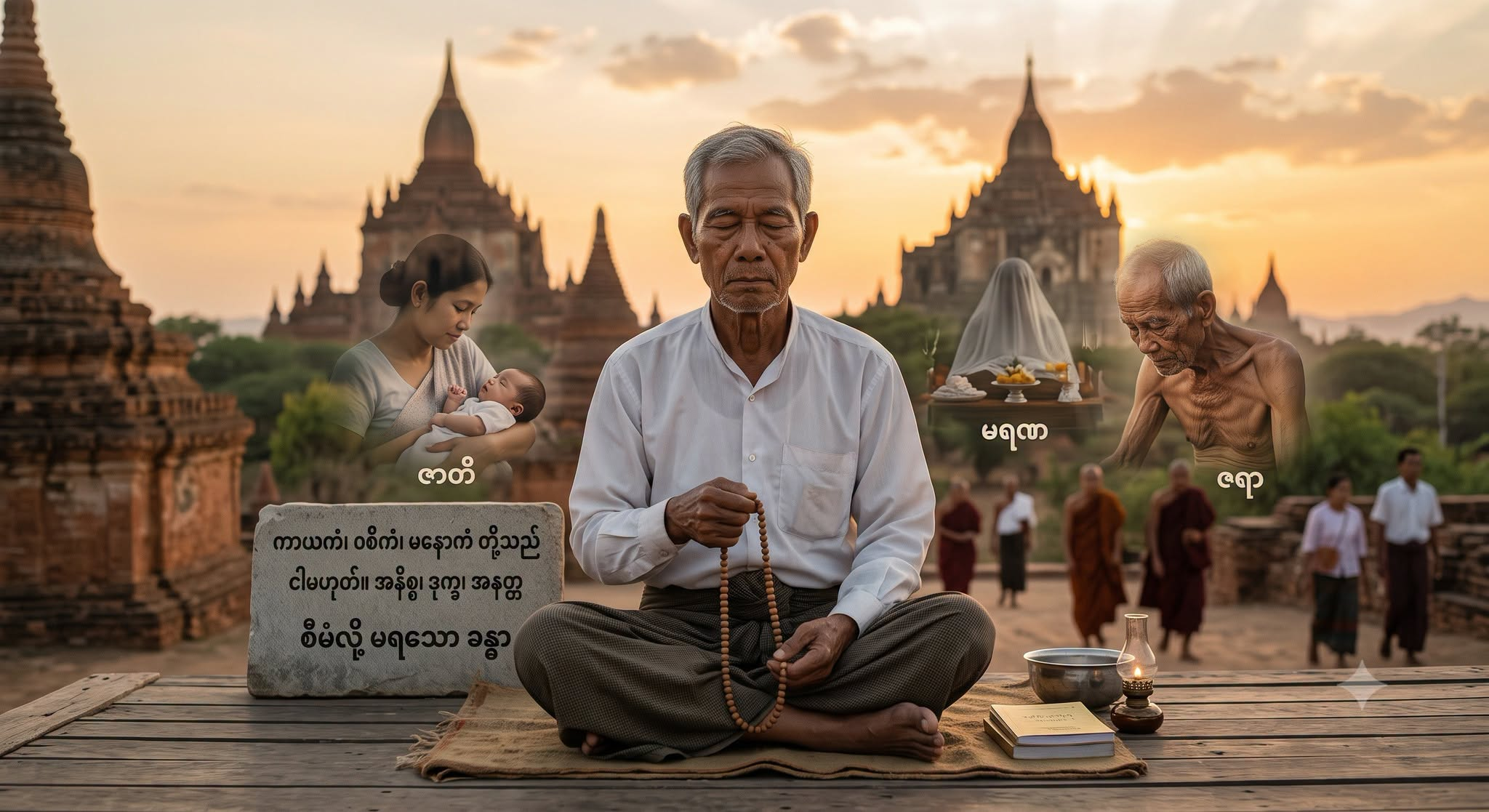 ကျွန်တော်တို့က နေ့စဉ် သွားလာလှုပ်ရှားနေတာ၊ စကားပြောနေတာ၊ တွေးတောနေတာတွေကို ကြည့်ပြီး “ငါလုပ်နေတယ်၊ ငါ့အလိုကျ ဖြစ်နေတယ်” လို့ ထင်တတ်ကြတယ်။
