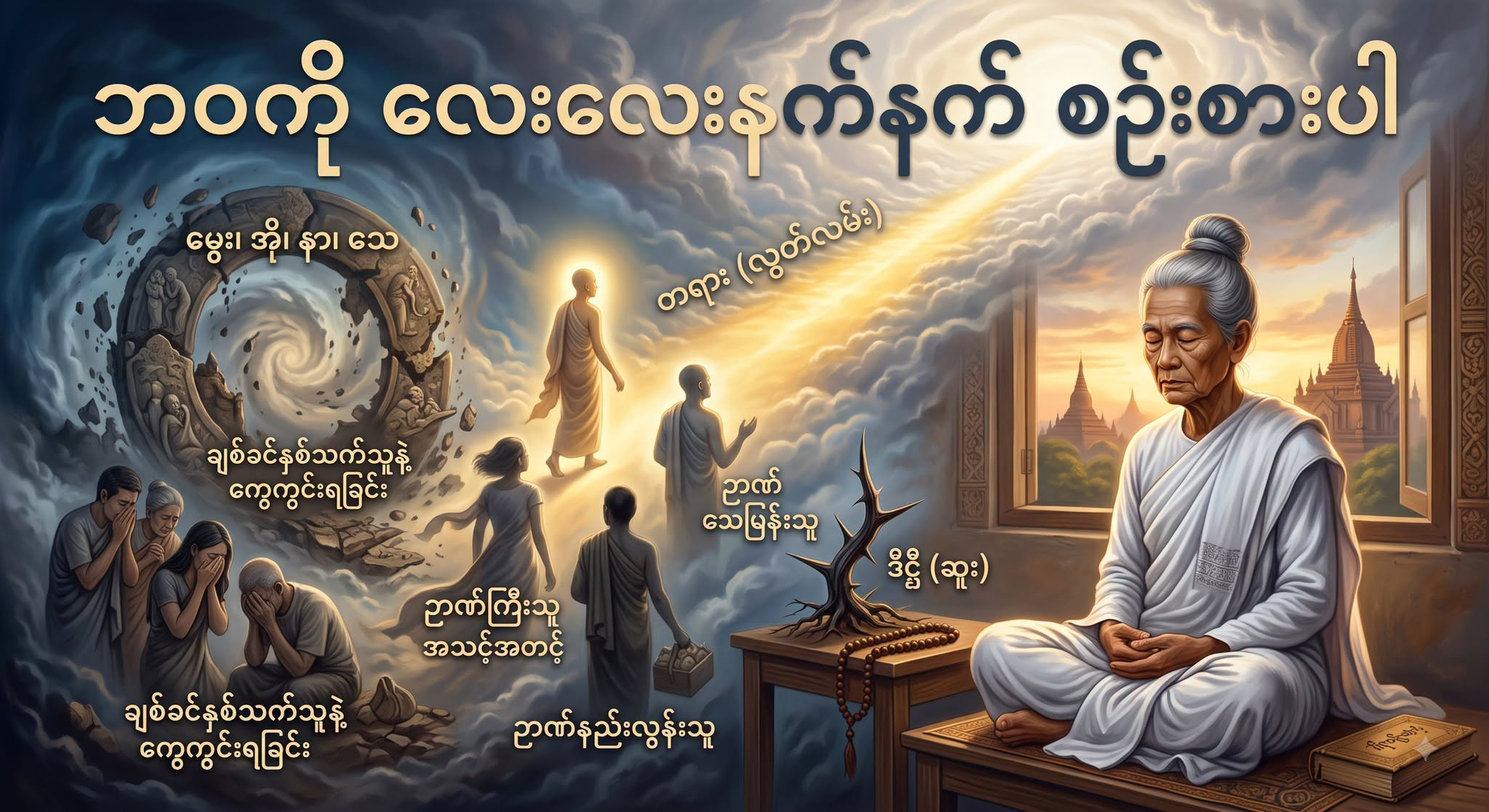 ဘဝကို လေးလေးနက်နက် စဉ်းစားပါ