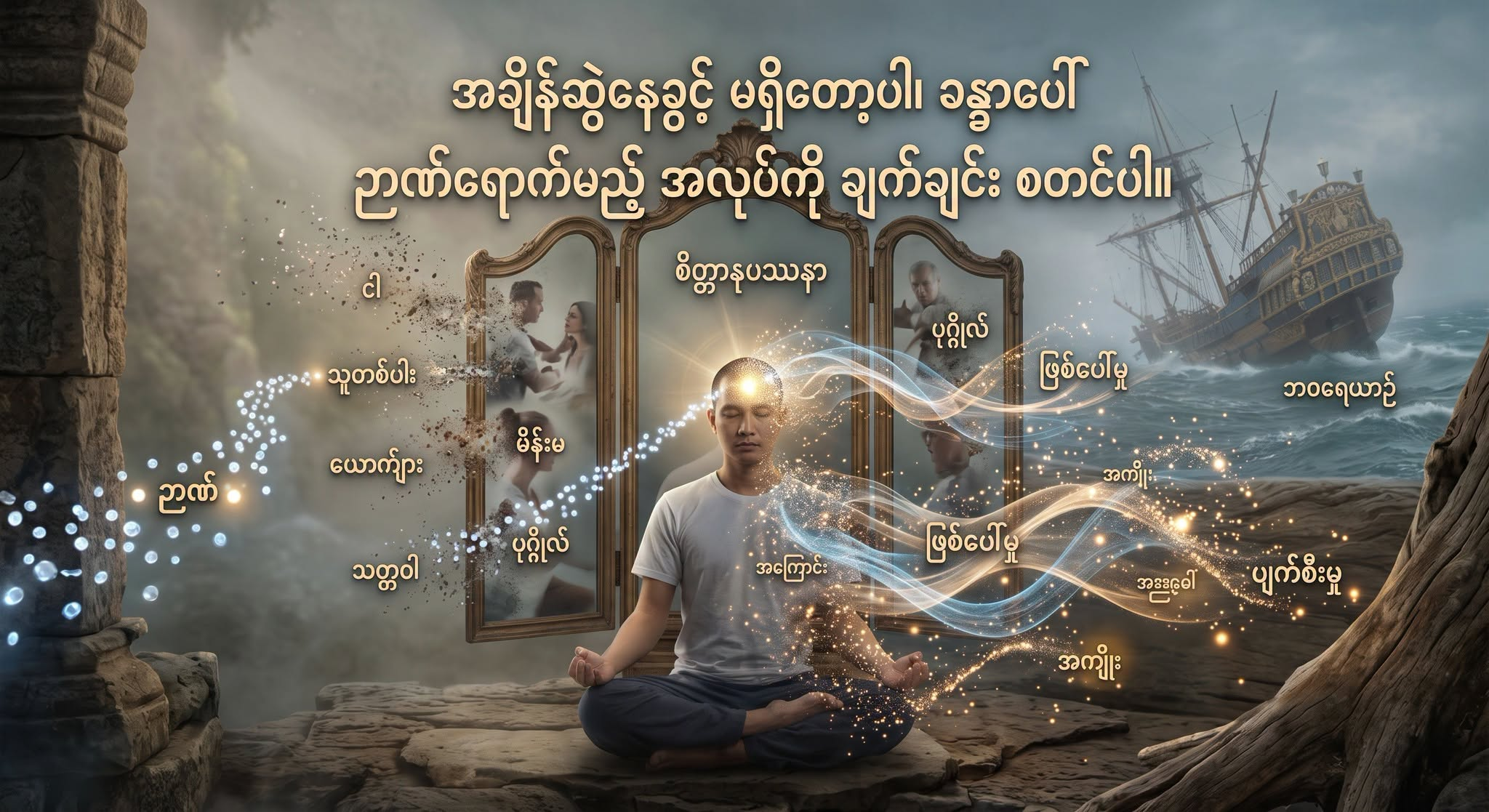 အချိန်ဆွဲနေခွင့် မရှိတော့ပါ၊ ခန္ဓာပေါ် ဉာဏ်ရောက်မည့် အလုပ်ကို ချက်ချင်း စတင်ပါ။