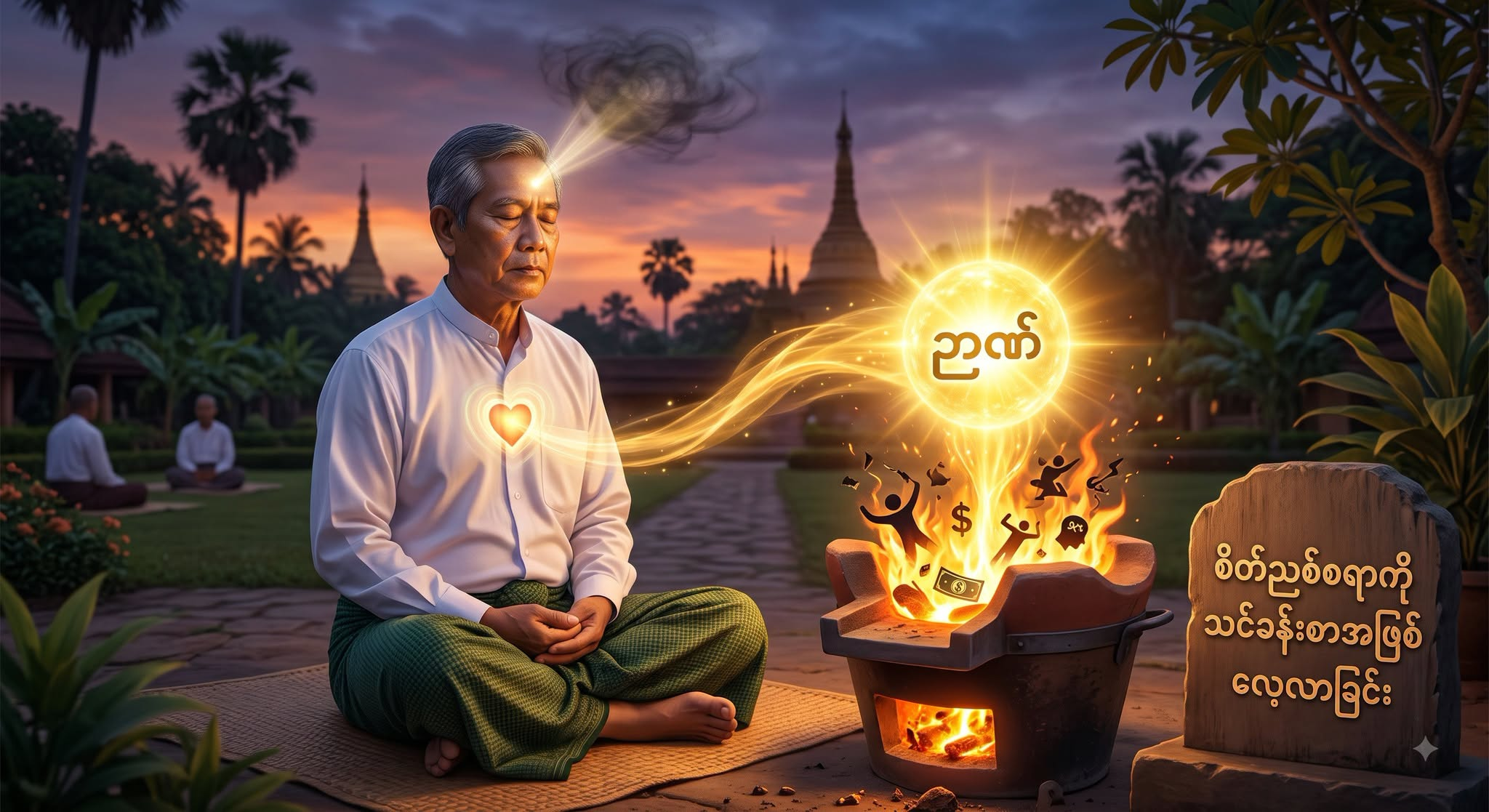 စိတ်ညစ်စရာကြုံလာတိုင်း ကိုယ့်စိတ်အစဉ်ကို အကောင်းဆုံး သင်ခန်းစာတစ်ခုအဖြစ် လေ့လာခြင်း