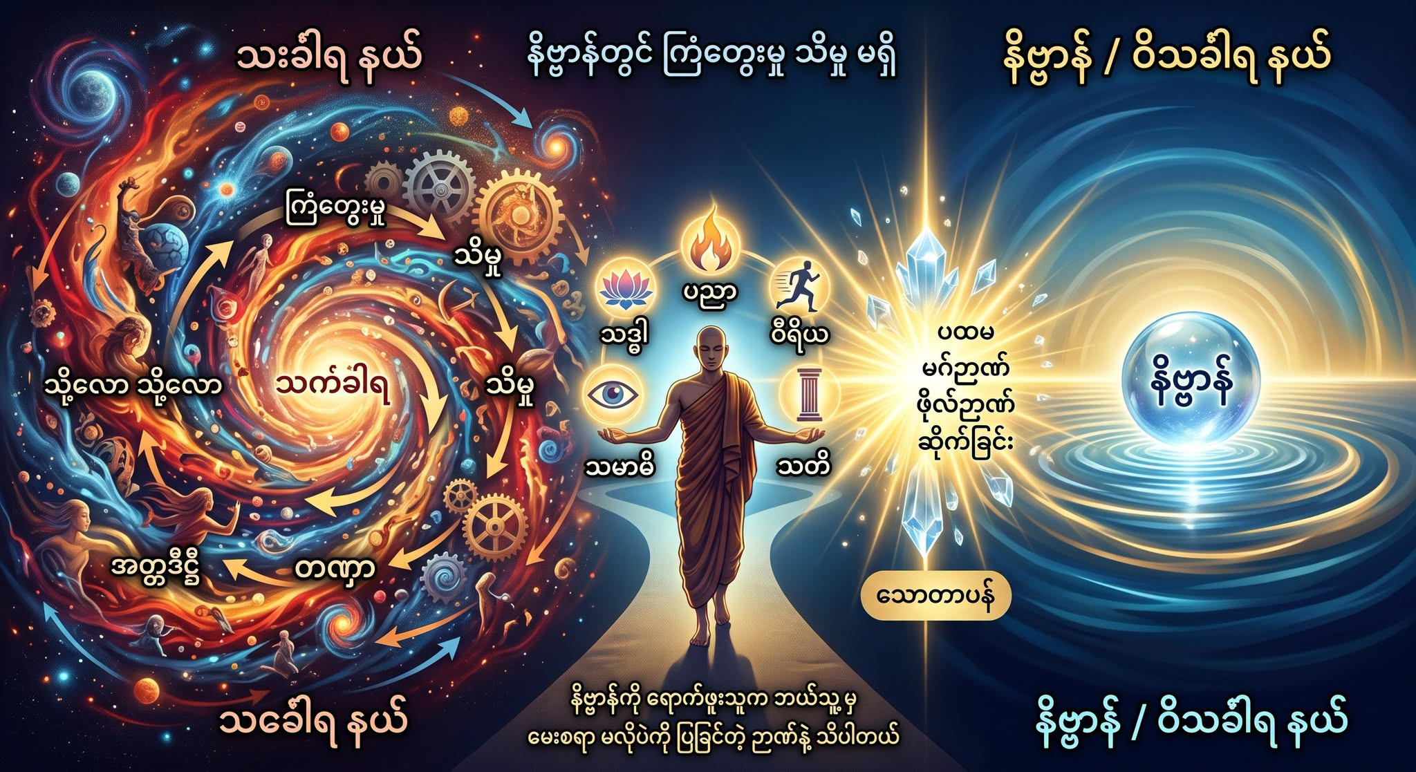 နိဗ္ဗာန်တွင် ကြံတွေးမှု သိမှု မရှိ