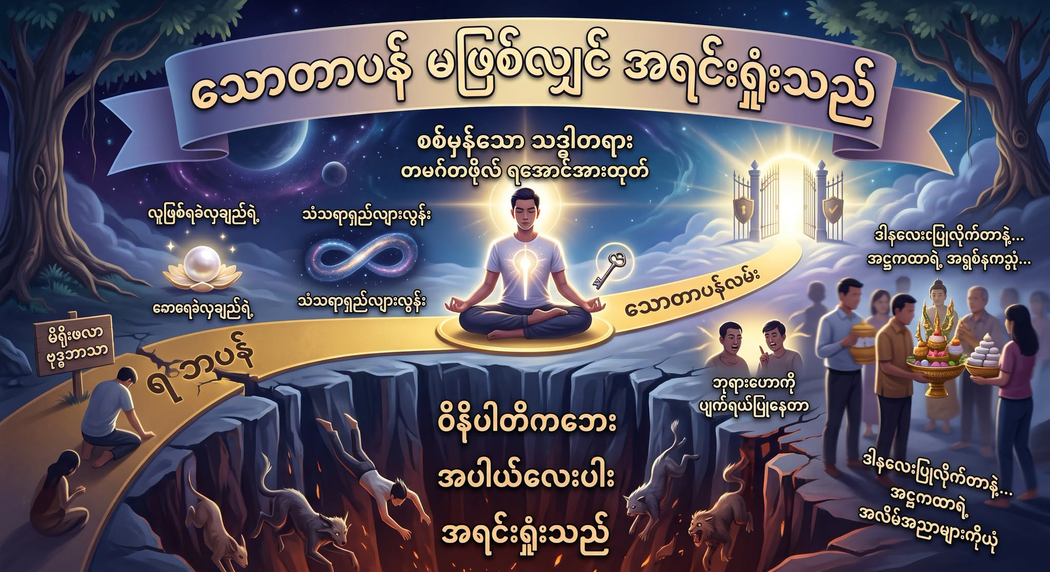 သောတာပန် မဖြစ်လျှင် အရင်းရှုံးသည်